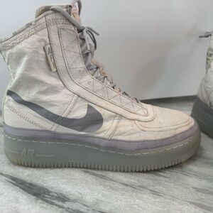 Women's Nike Air Force 1 High Shell in the "Sail"